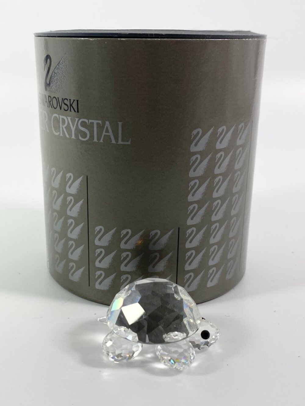 Swarovski Crystal 010037 Turtle Tortoise Figurine with Original Box CoA Retired